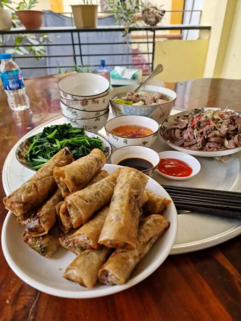 Homemade cooked meal , Vietnam