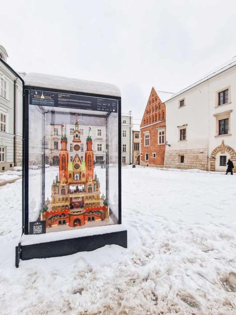 Krakow in Snowy Day, Poland