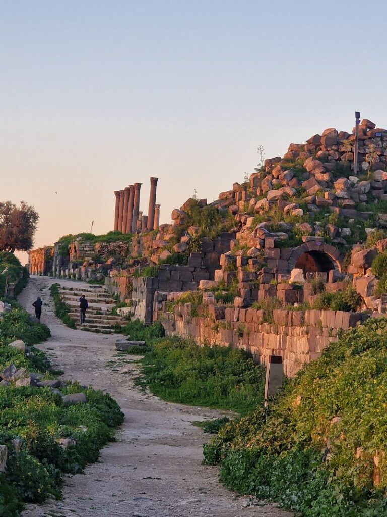 Umm Qais at Sunset, Jordan