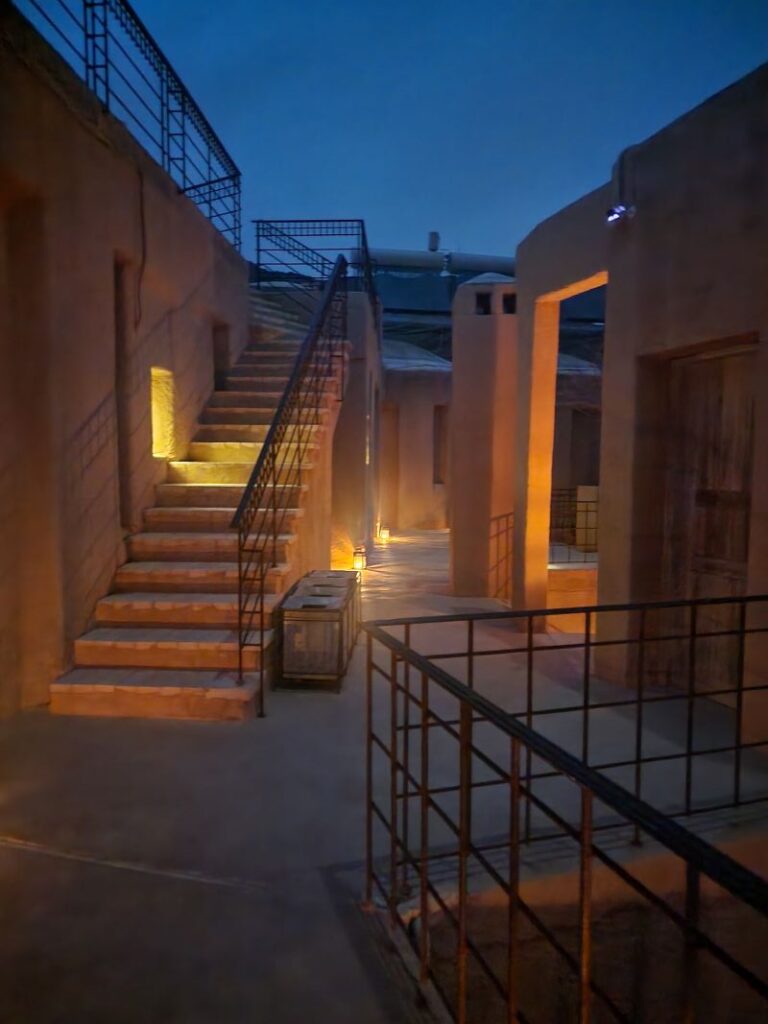 Feynan Eco Lodge at Night, Candlelit