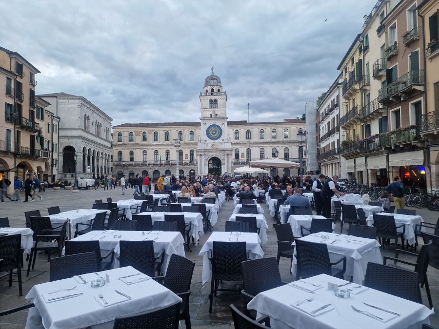Padova main Piazza, Italy