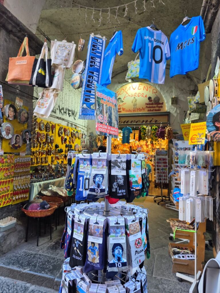 Souvenirs Shopping, Naples, Italy