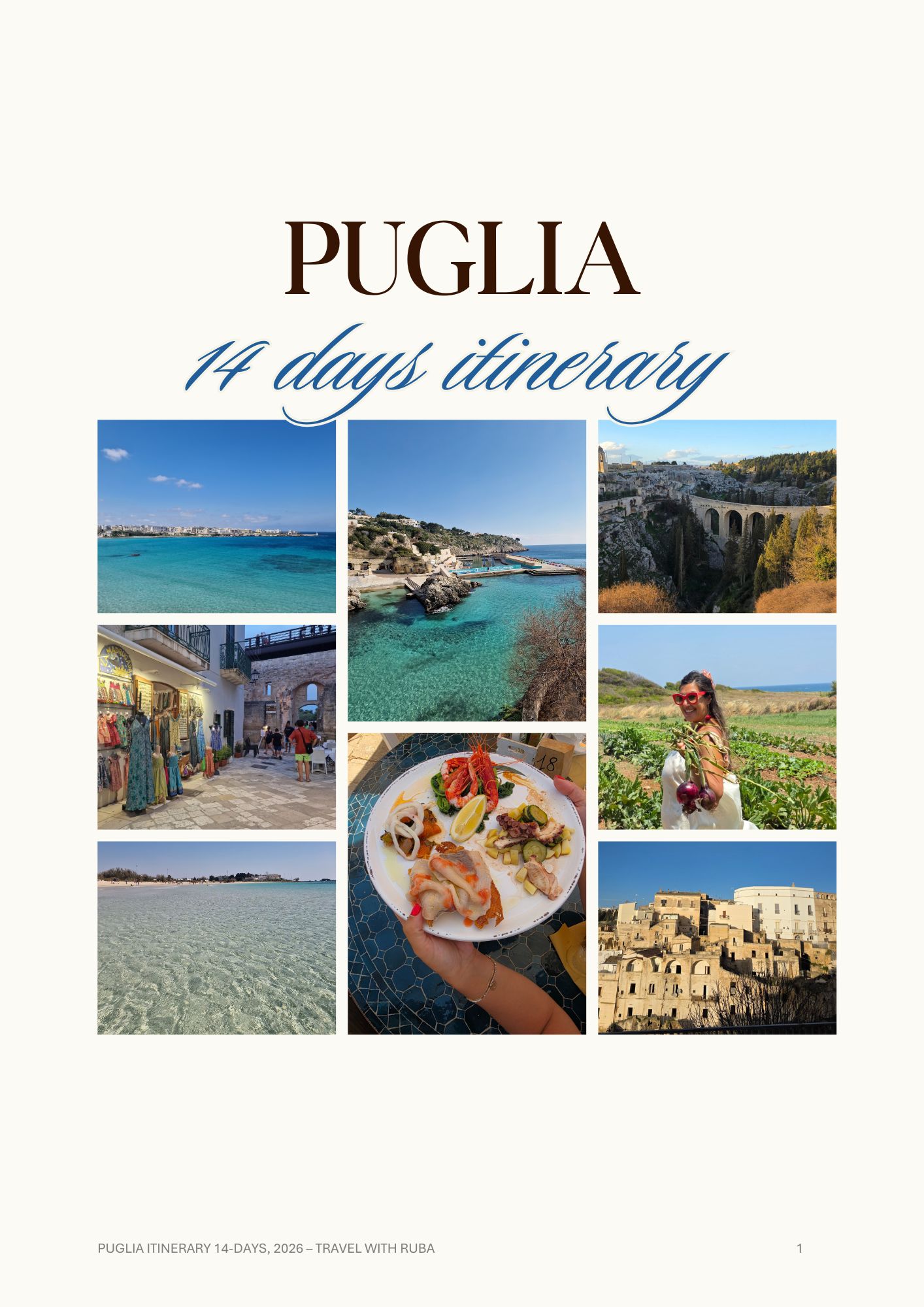 Puglia 14-days Itinerary with bookable links